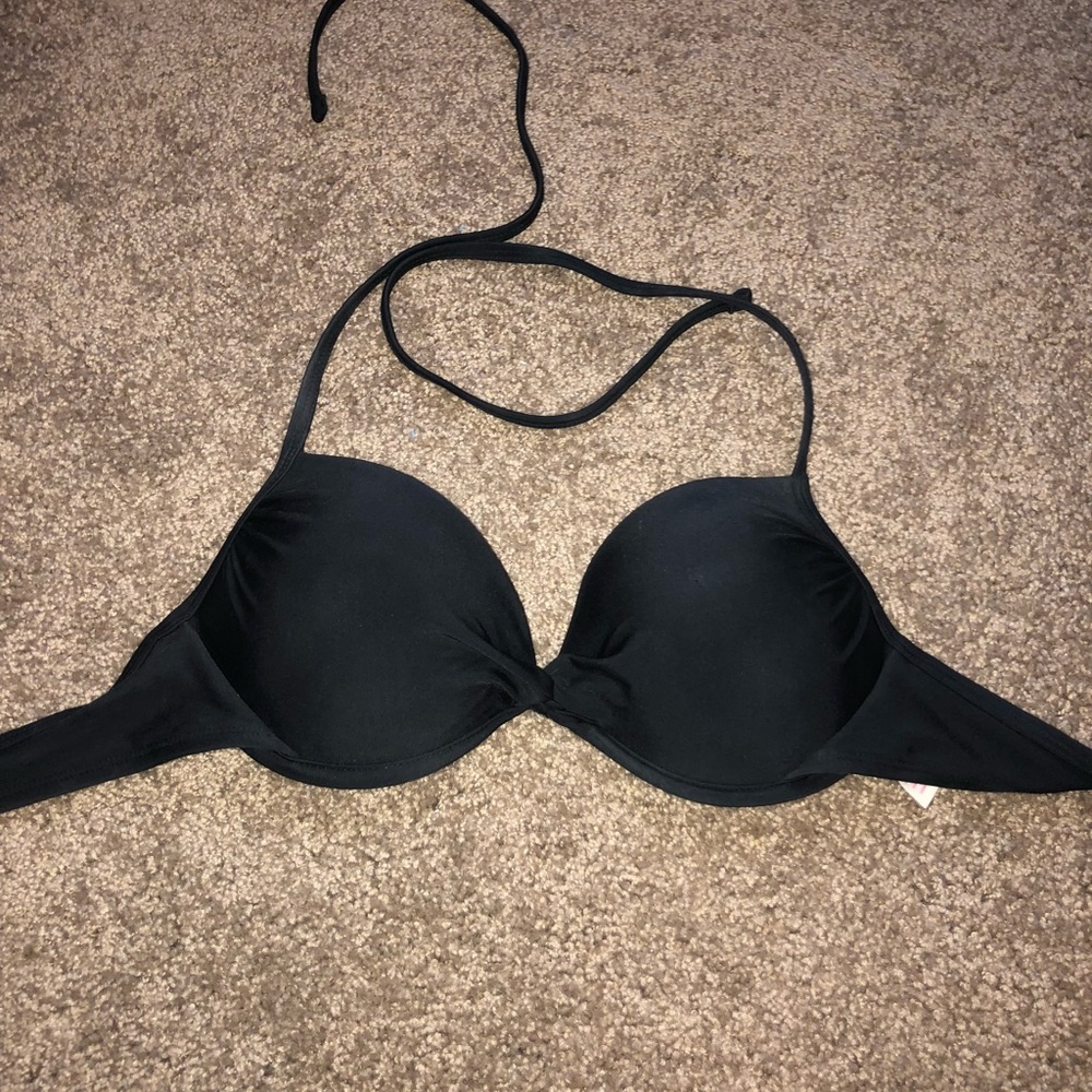 Target black push up bathing suit top